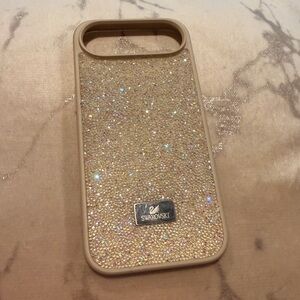 Swarovski iPhone 17 Air Crystal Phone Case Beige